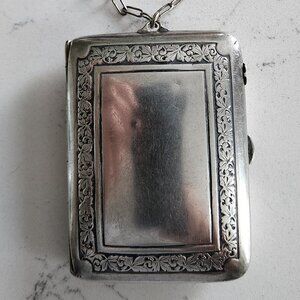 Antique Victorian Silver Engraved Wristlet